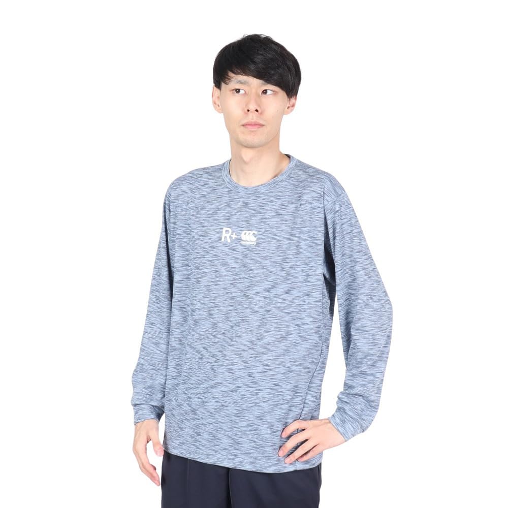 

Canterbury R+ Футболка для тренировок с длинным рукавом 20, Сине-серый, Маленький