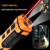 5 in 1 High Power Ultrasonic Dog Repeller Puppy Anti-bark Training Barking Stopper Laser Flashlight Rechargeable Dog Supplies