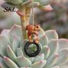 Durable Resin Patio Ornament Squirrel On Tire Outdoor Hanging Ornament, Realistic Figurine for Weather Resistant Statue Garden Tree Decoration,