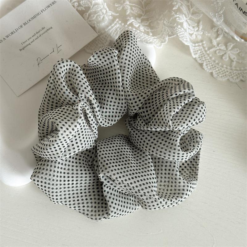 

Korean Polka Dot Hair Tie: Soft, Versatile Accessory for Spring/Summer – Blogger-Style Large Scrunchie