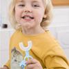 Yulokdwi U-Shaped Silicone Toothbrush, Toddler Toothbrush | Full Mouth Toothbrush with Soft Silicone Bristles, Oral Care for Boys, Girls, Kids, and To
