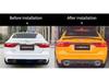 RS-Style Carbon Fiber Rear Diffuser for Jaguar XF 2016-2019