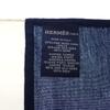 HERMES  H394829T 02  scarf Navy/Ivory silk/wool mens