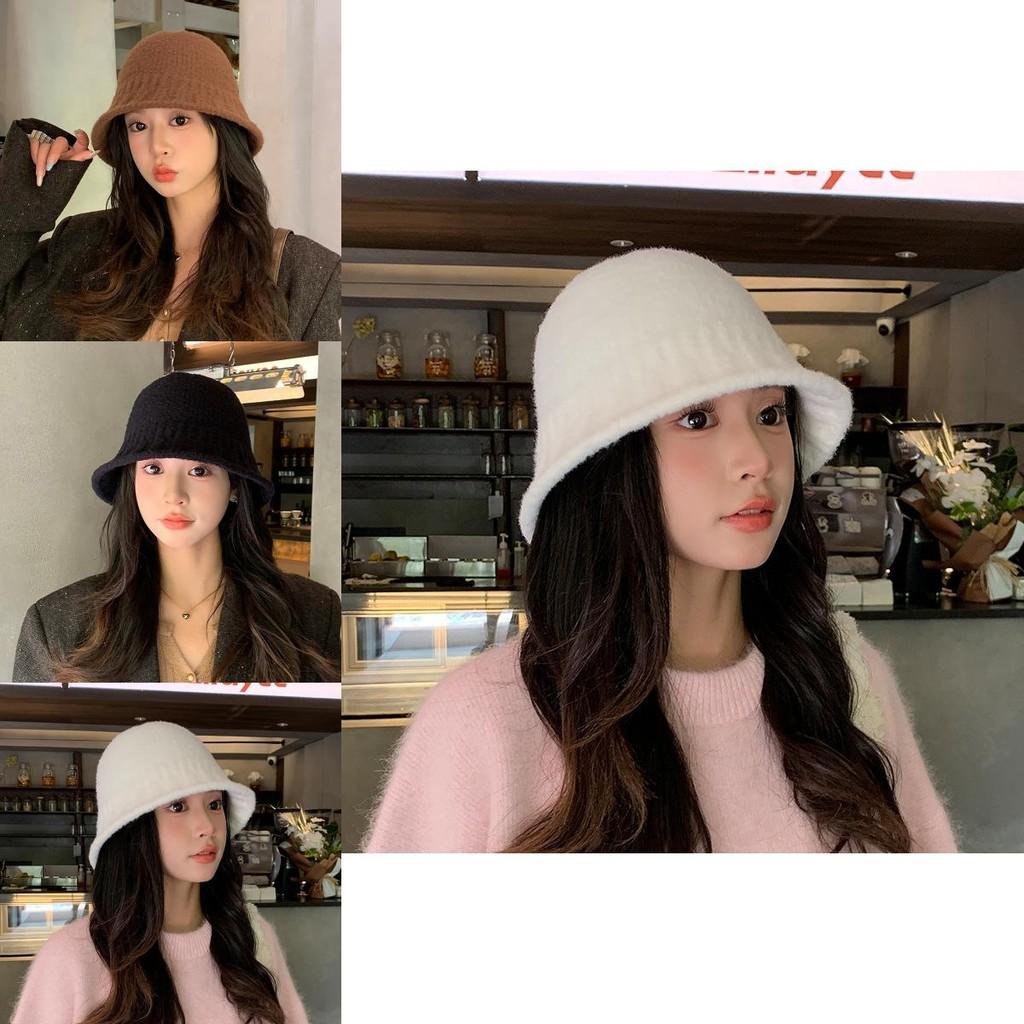 Winter Women Bucket Hat With Breathable Polyester Fabric For Casual Wear
