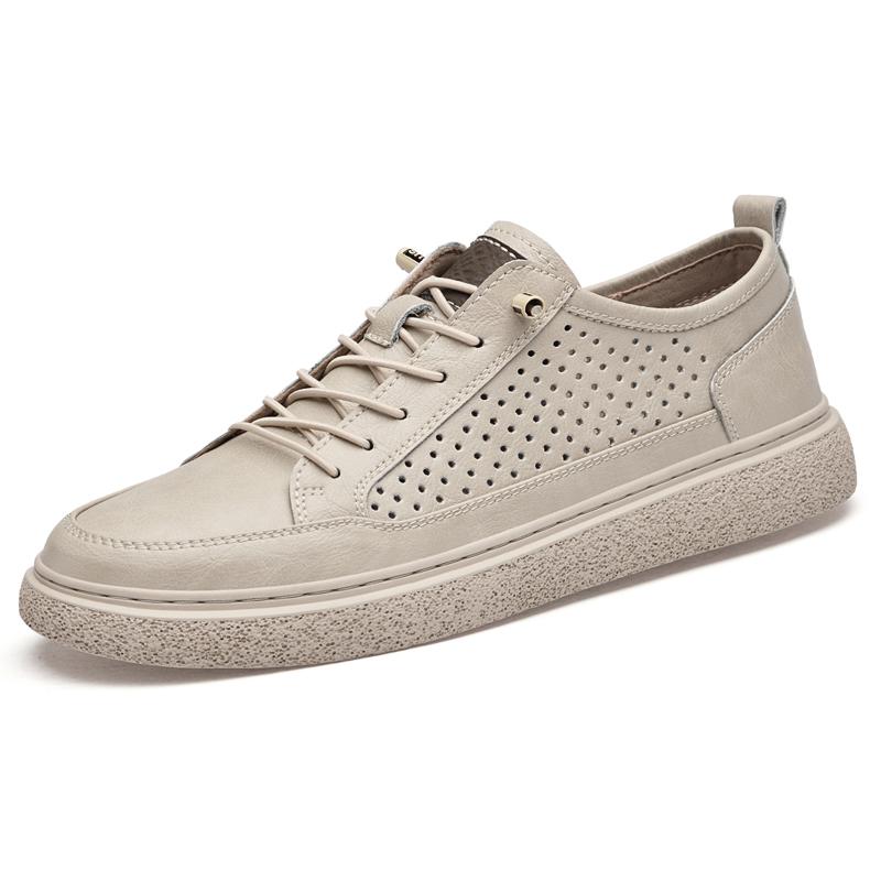 

Fashion British Style Men Casual Outdoor Shoes Fashion Genuine Leather Driving Shoes Non-slip Men Oxford Sneakers Flat Designer Shoes 45