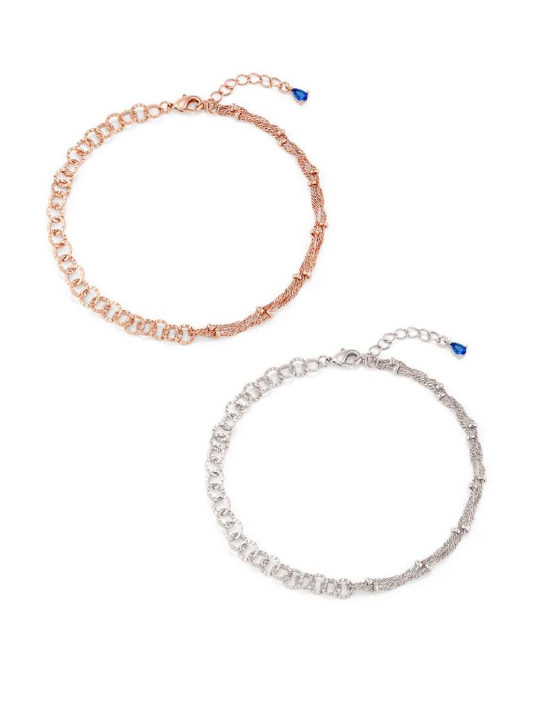 Two-Style Cubic Drop Bracelet C24AB010
