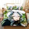 Fashion Printing Anime Made in Abyss Bedding Set Boys Girls Twin Queen Size Duvet Cover Pillowcase Bed Kids Adult Home Textiles