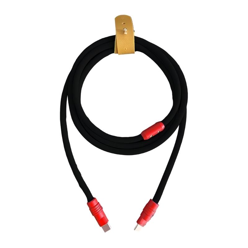 

USB C to USB C Cable 100W USB C Cable Fast C to C Cable Fast for Phone 15 Cellphone 2m чёрный