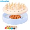 Multifunctional Diamond Chess Board Games Puzzles for Kids Color Memory Chess Children Educational Wooden Toys