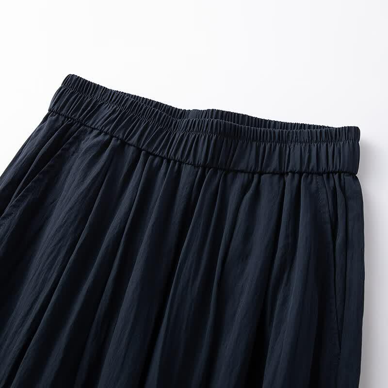 LAGOGO Women's High-Waisted Relaxed Wide-Leg Pants