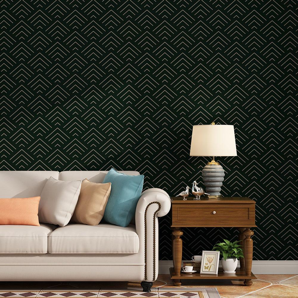 40cm European style modern decoration waterproof and moisture-proof wall sticker thickened background wallpaper room bedroom