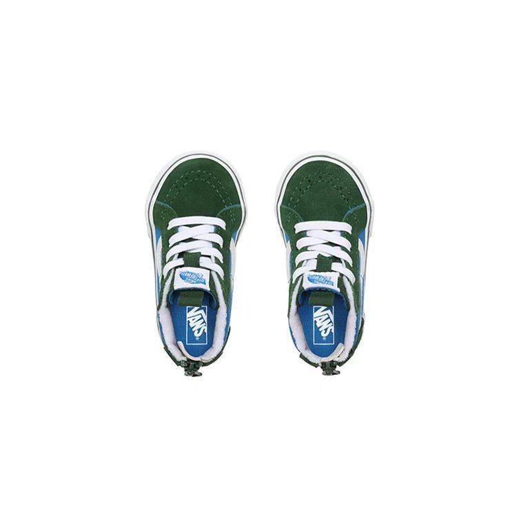Vans SK8 High top Toddler Shoes Blue Green Infant And Toddler VN0A4BV1WK9
