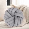 Great Filled Home Decoration Comfortable Knot Pillow Ball Round Handmade Throw Pillows Supply Knotted
