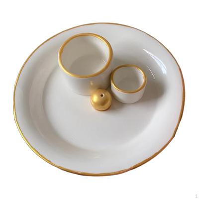 Salbei Halter Räucherstäbchen Keramik Palo Santo Brenner für Schreibtisch Schlafzimmer Wohnzimmer