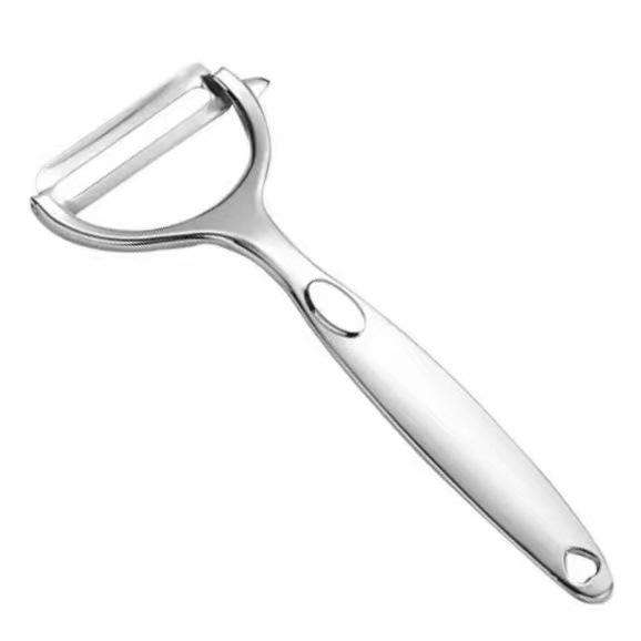 Stainless steel paring knife, kitchen potato peeling tool, household fruit peeler, melon peeling knife flat