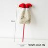 Christmas Decoration Elf Hat Cuttings Decoration Christmas Tree Christmas Elf Stick Christmas Gift