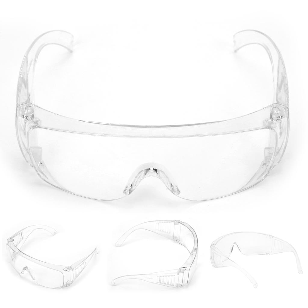 Safety Goggle Transparent Lens Dustproof AntiFog Droplets Protection Glasses 99percent Transmittance