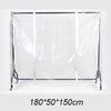 1.8M Household Clothing Rail Cover Coat Garment Dress Suit Bags Clothes Dustproof Hanger Storage Protector Dust Bag