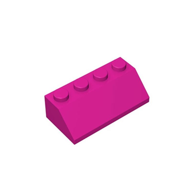 50 PEÇAS TELHA 2X4/45° Compatível 3037 Peças, Inclinações Peças Autoencaixáveis Blocos de Construção Brinquedos Acessórios