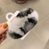 Autumn and Winter Clip Furry Hairpin Korean Super Fairy Plush Hair Accessories Rex Rabbit Fur Super Cute Fur BB Side Clip