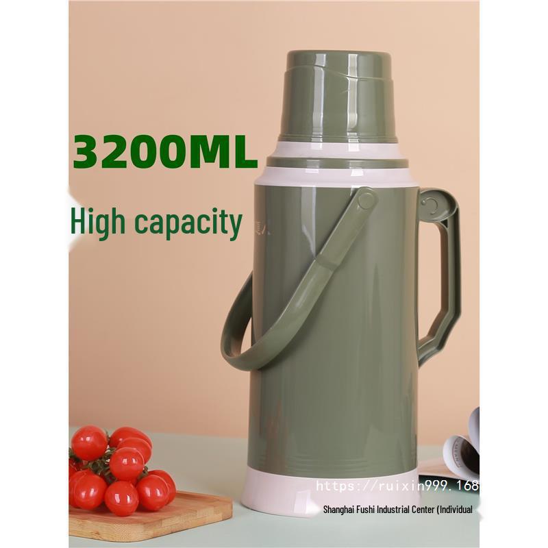 Large Capacity Plastic Thermos Bottle - Home & Dorm Use