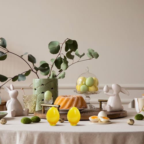 WANDIC Candle Mold, 1 Piece Plastic Egg Shape Candle Mold, Candle Making Tool for Candle Making DIY Crafts