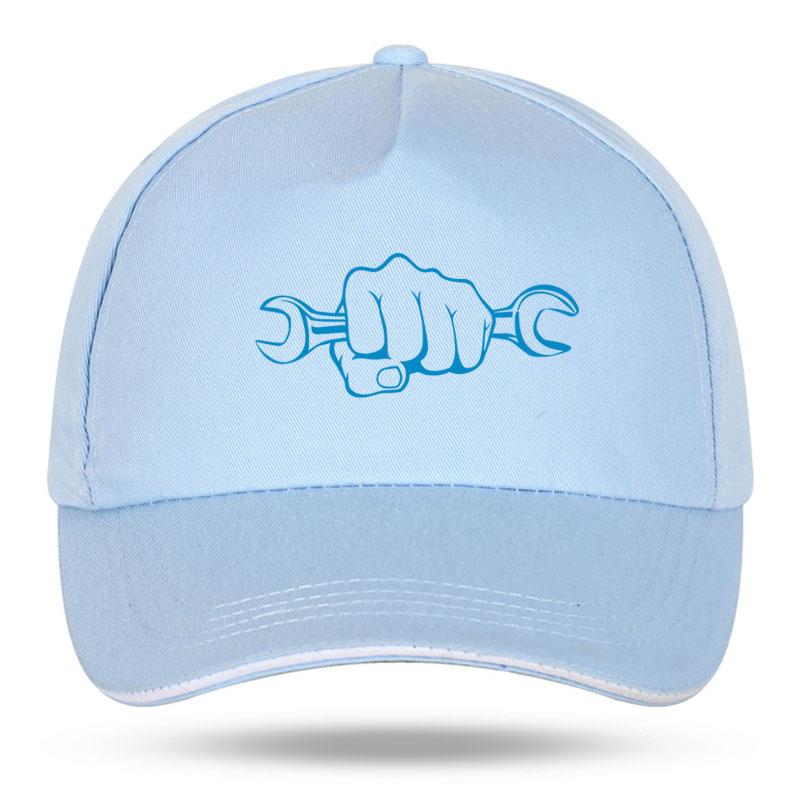 New Unisex Women Fashion Mechanic Holding A Wrench Funny Baseball Caps for Hip Hop Cotton Trucker Cap Bone Dad Hats