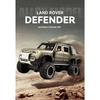 1/24 Land Rover Defender Six-Wheel Off-Road Vehicle Model Simulation Sound Light Children's Game Toy Car Boy Gift