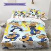 Set Copripiumino Trapuntato Dog Man Federa Decorazione per la Casa Regalo di Compleanno (1 * copripiumino + 2 * federa, senza nucleo)