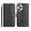 Stand Case for Honor 400 Pro 5G (Global)G PU Leather Wallet Phone Cover S Shape Stitching Design with Strap
