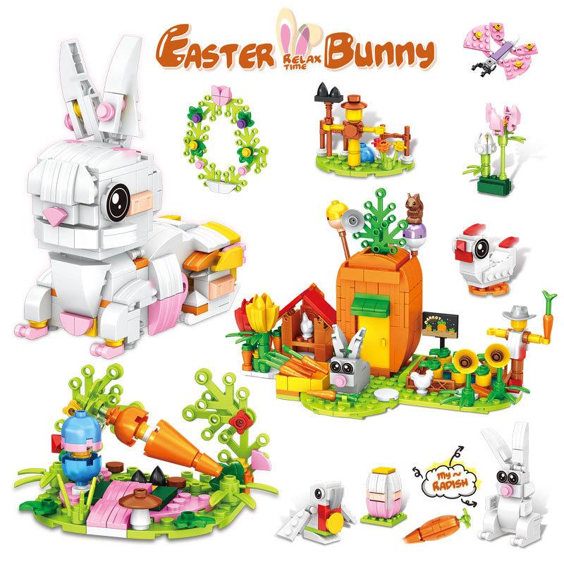 7080PCS Building Blocks City Street View Magic House Castle Countryside Micro Assembly Children's Toys for Kids Christmas Gifts