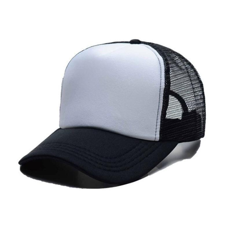 Wholeasle Custom Logo Baseball Caps For Men Women Summer Half Mesh Sponge Breathable Advertising Hat Boys Girls Outdoor Sunshade