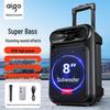Aigo S55 Portable Bluetooth Trolley Speaker CN Plug (adapter Included)