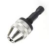 Adaptador convertidor de vástago hexagonal para portabrocas sin llave de 1/4" y 0,3 a 3,6 mm