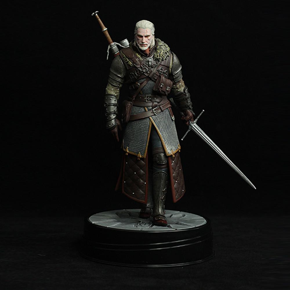 3 Wild Hunt Geralt Action Figure Model Toy Plastic Decoration Doll