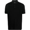Solid Color Buttoned Short Sleeve Polo Shirt Men Tops Black 3R1FG4-1JTKZ-0079