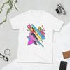 Koszulka narciarska, t-shirt, prezent narciarski, retro vintage Unisex T-Shirt z krótkim rękawem