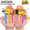 24PCS Animal Bubble Wands for Wild One Birthday Baby Shower Decorations Safari Jungle Theme Party Favors Supplies, Pinata Suffer, Goodie Bags Filler,