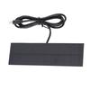 1W Solar Charger Polycrystalline Solar Panel with Type C Port for Smartphones Power Banks Outdoor Camping