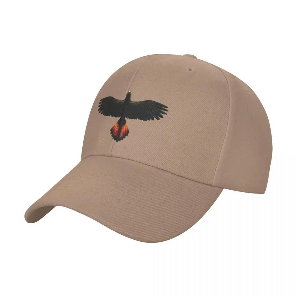 RedTailed Black Cockatoo  Australian Bird Baseball Cap birthday Golf Wear Women Beach Fashion Mens