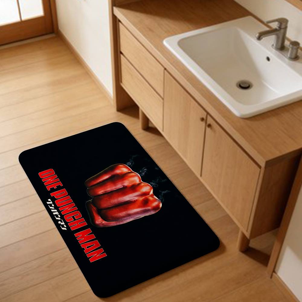 One-Punch Man Anime Kitchen Mat Cheaper Anti-slip Modern Living Room Balcony Printed Modern Home Decor