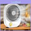 Mini Usb Portable Rechargeable Fan With Brushless Motor White Pink Abs