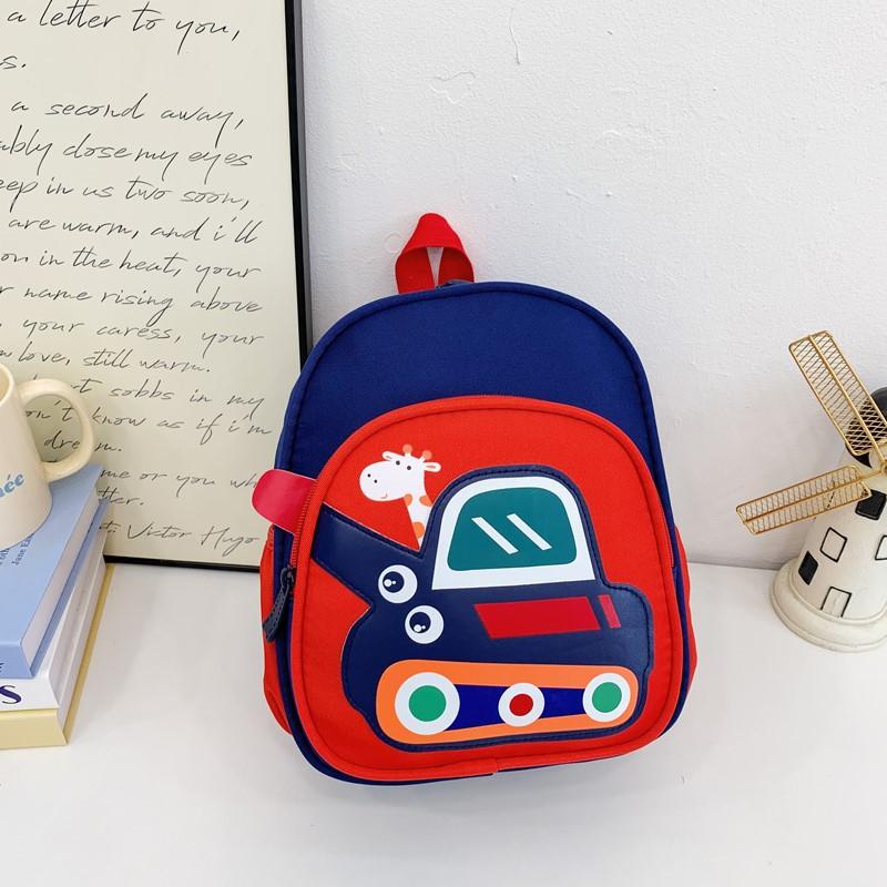 School bag boy casual versatile excavator backpack light small class children's bag snack bag