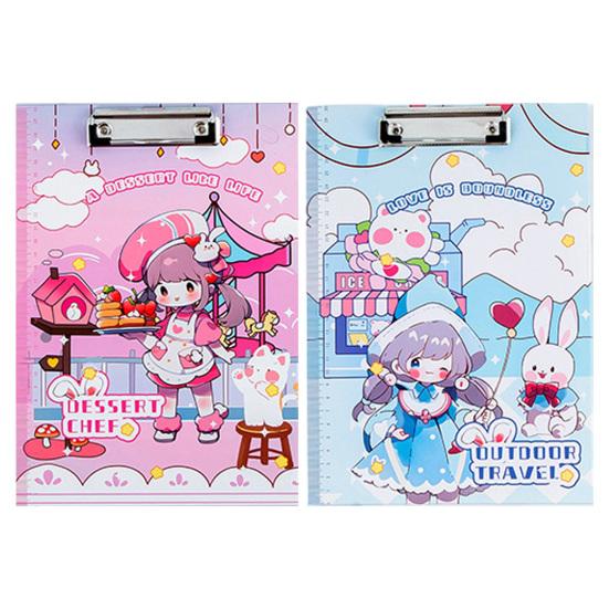 Multi-Function A4 Clipboard with Low-Profile Clip Portable Writing Pad for Students Office Paper Organizer for Exam Filing Desk Use