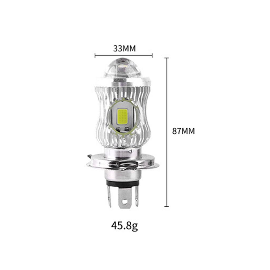 LED Motorcycle Headlight Bulbs Lamp 6000K 3000K Double Side IP68 Waterproof 12W Fog Lights,