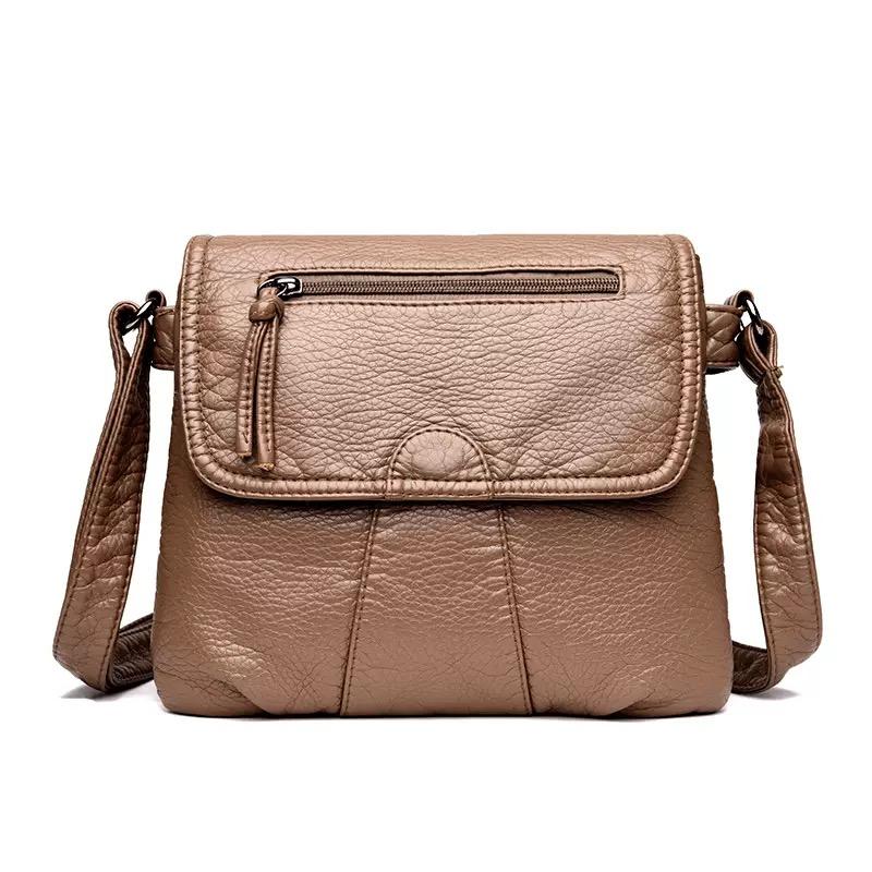 Women Soft Leather Shoulder Bag FemaleCrossbody Purse