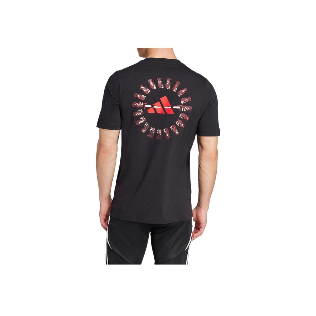 Adidas Predator History T-Shirt Comfortable Fashion Simple Versatile Short Sleeve Men Tops Black JD8217