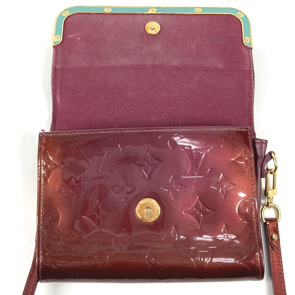 Louis Vuitton M91547 MonogramVernis Rossmore PM Shoulder Bag Clutch Bag