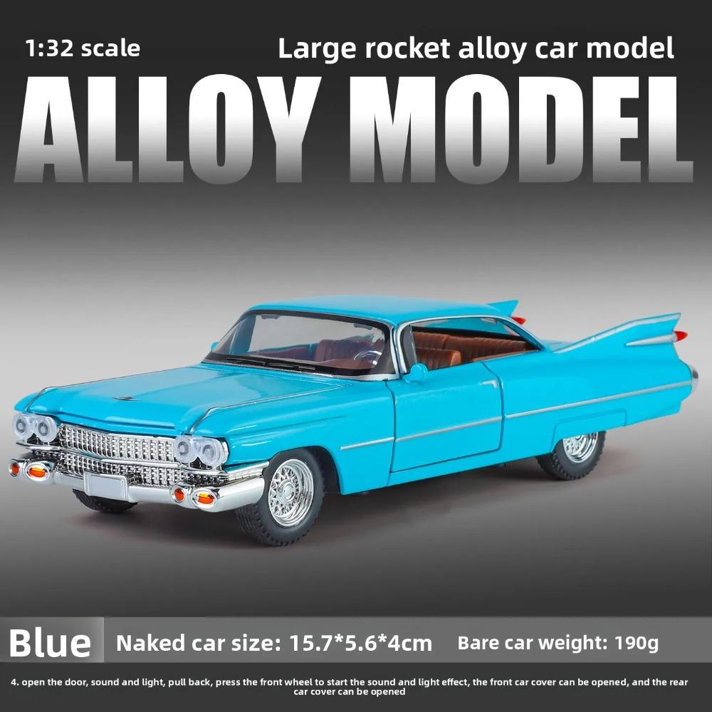 Maßstab 1/32 Eldorado Biarritz Serie Legierungsauto Modell mit Ton Licht Diecast Spielzeugfahrzeuge Kinder Junge Geburtstagsgeschenk Heimdeko