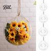 Impact Resistant Glass Planter Hanging Propagation Station Clear Terrarium for Flowers Air Hydroponic Plant Container Plants Small Indoor Flower Vase